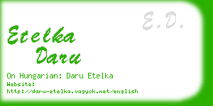 etelka daru business card